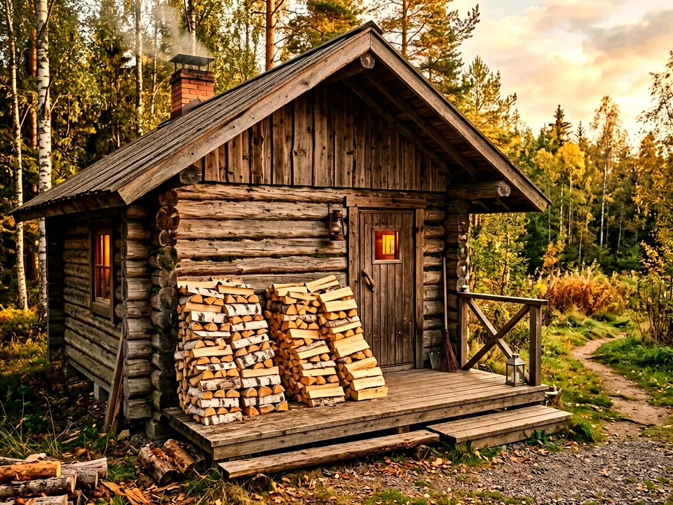 Круговая поленница holzhausen, Тюмень, переулок Сосновая, 33
